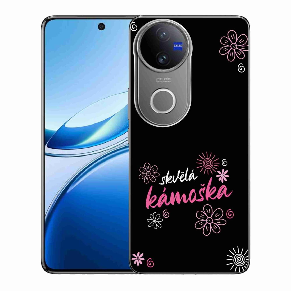 Gélový kryt mmCase na Vivo V50 5G - skvelá kamoška čierne pozadie