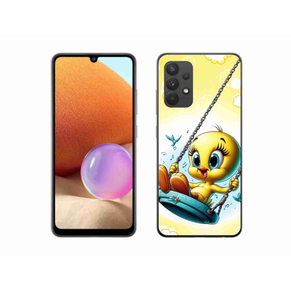 Gelový kryt mmCase na Samsung Galaxy A32 4G - tweety