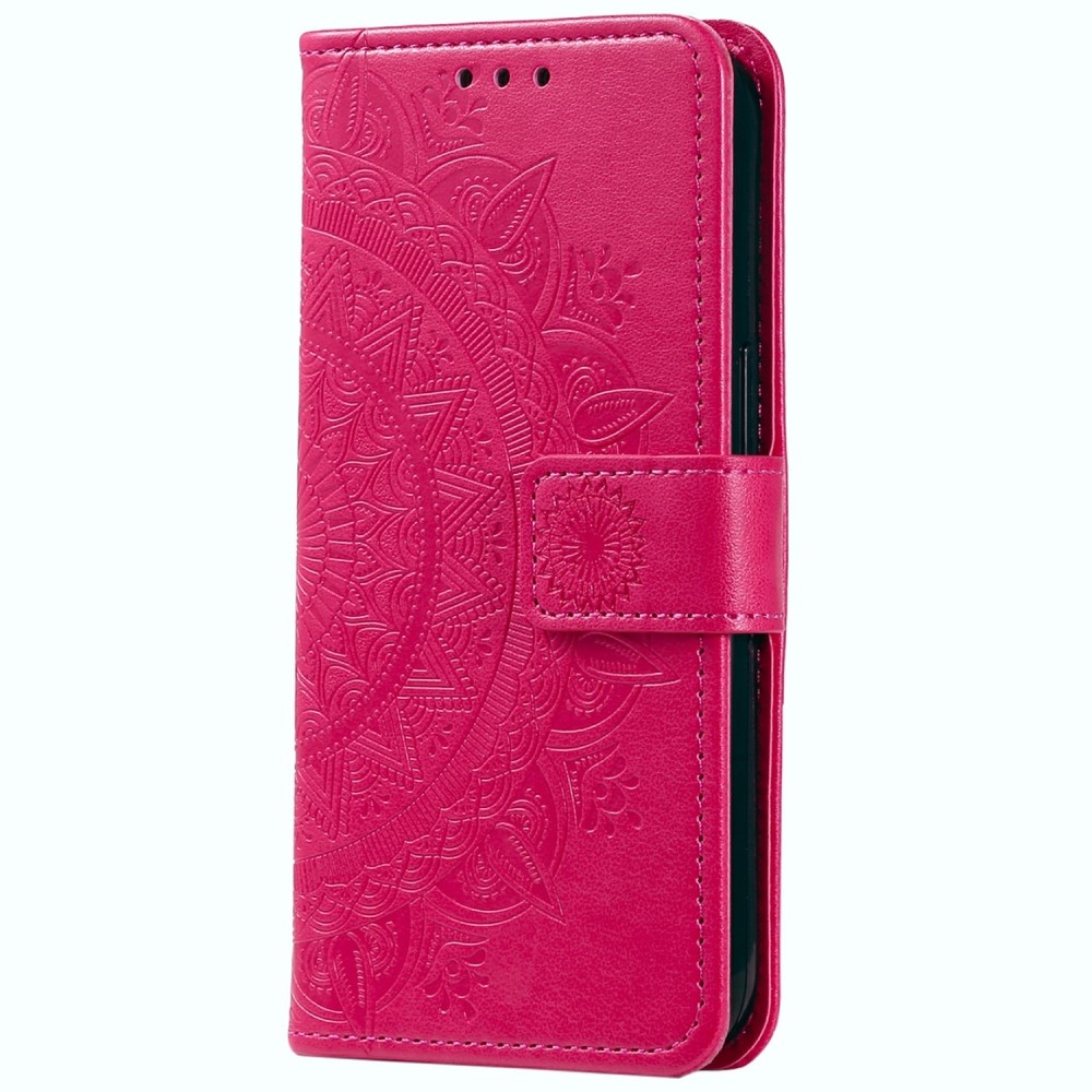 Mandala knižkové púzdro na Xiaomi Redmi Note 14 5G - rose