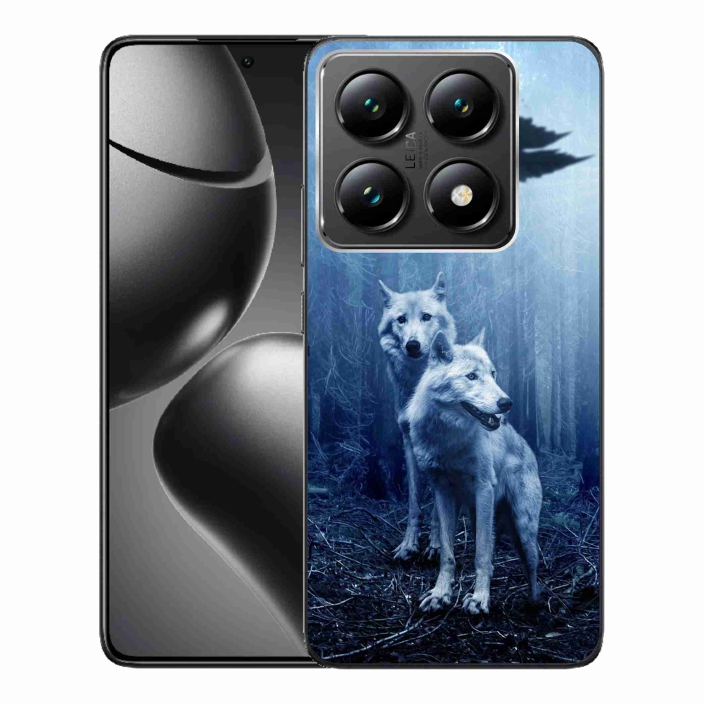 Gélový kryt mmCase na Xiaomi 14T Pro - vlci v lese