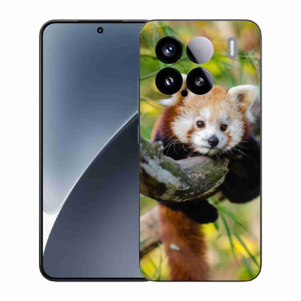 Gélový kryt mmCase na Xiaomi 15 - panda červená