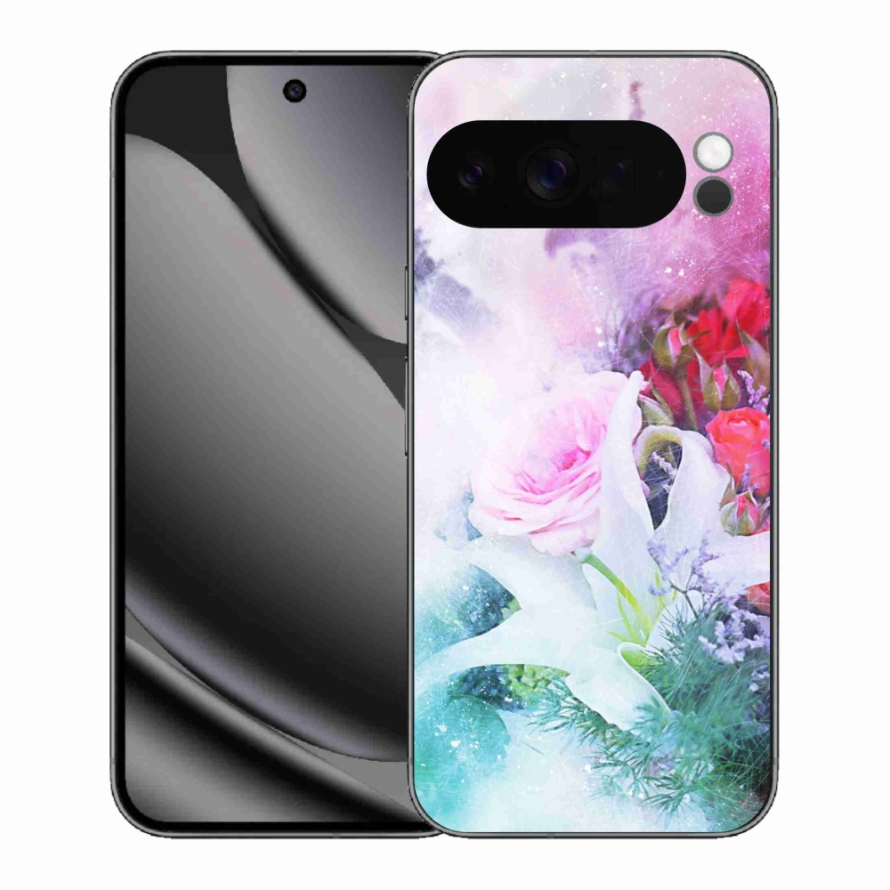 Gélový kryt mmCase na Google Pixel 10 Pro XL - kvety 4