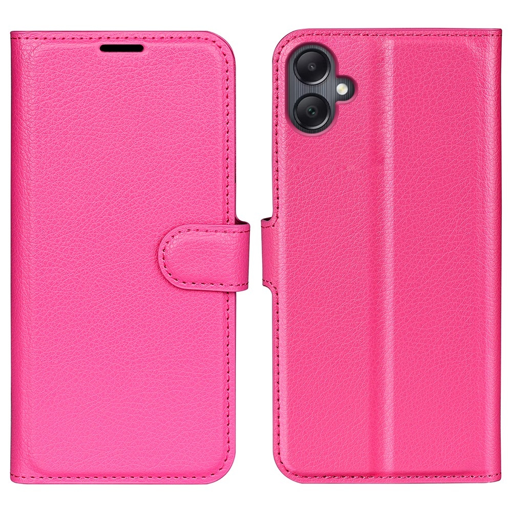 Litchi knižkové púzdro na Samsung Galaxy A06 4G - rose