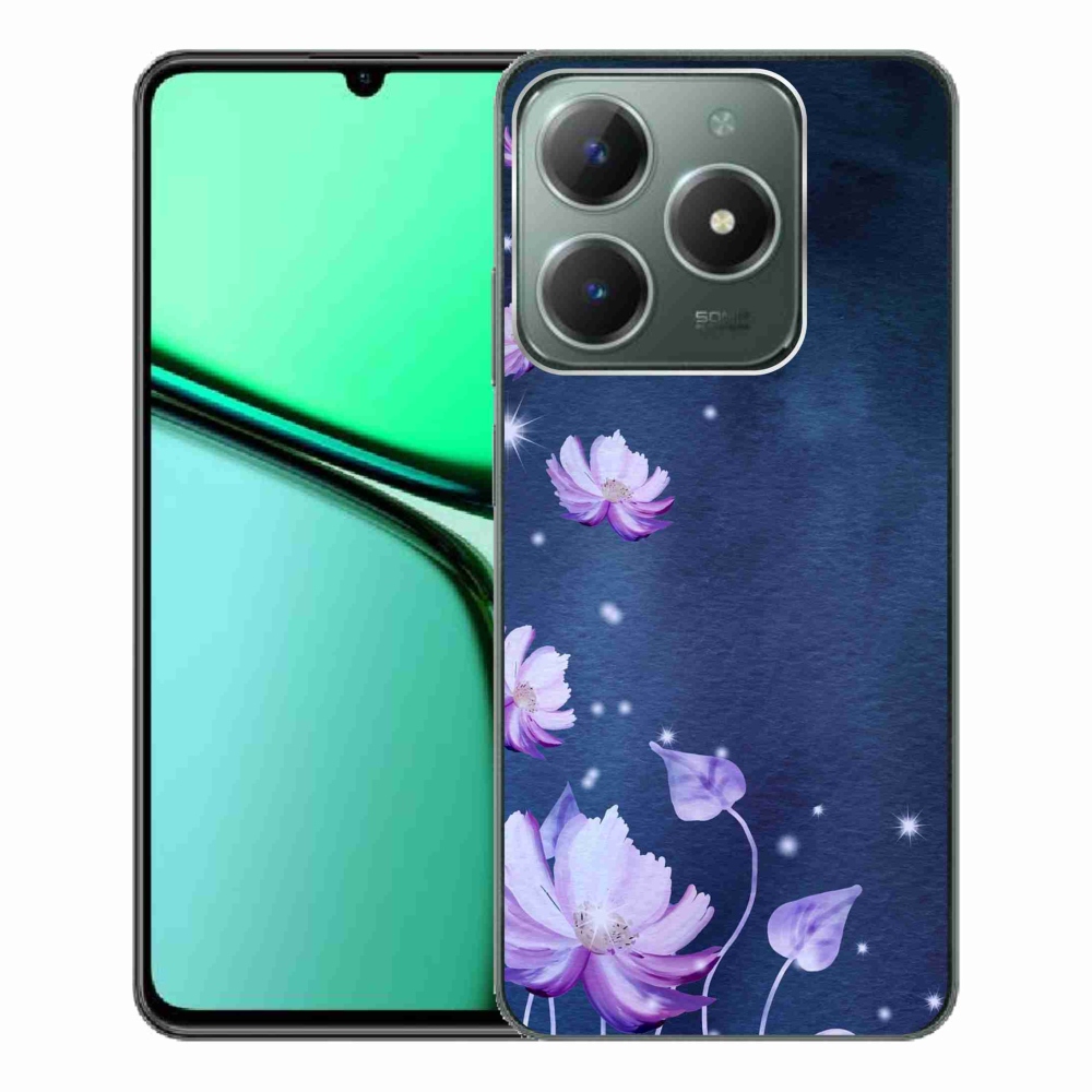 Gélový obal mmCase na Realme C61 - padajúce kvety