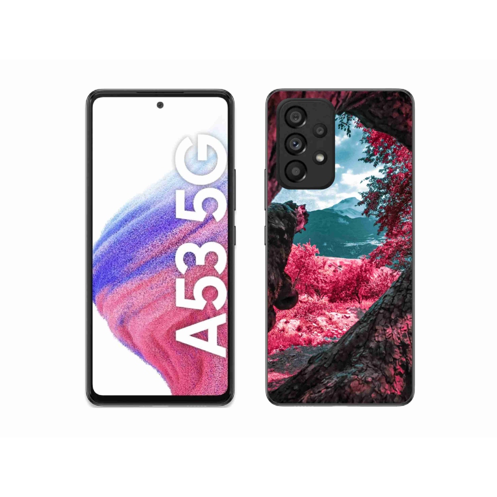 Gélový kryt mmCase na Samsung Galaxy A53 5G - výhľad na hory