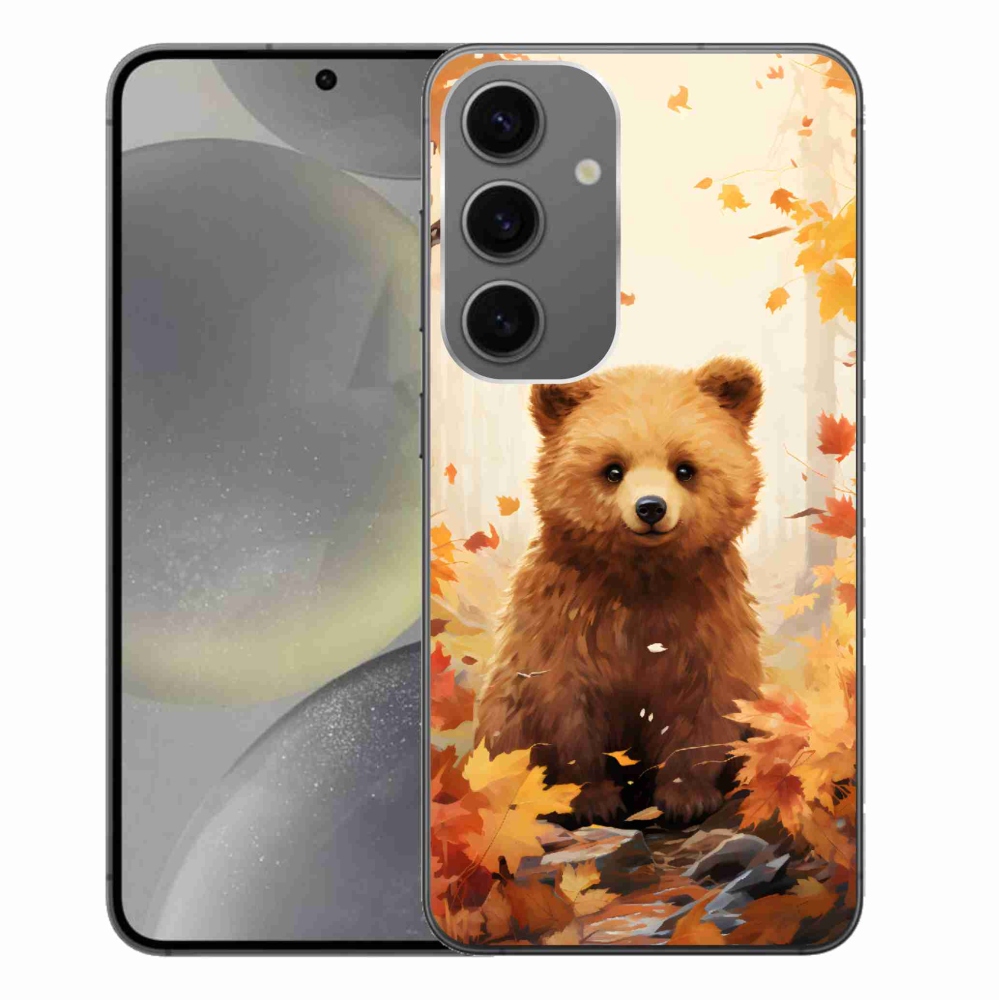 Gélový kryt mmCase na Samsung Galaxy S24+ - medveď v lese