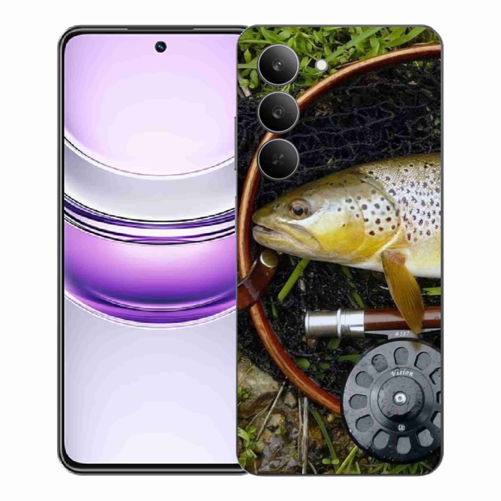 Gélový kryt mmCase na Realme 14x 5G - pstruh 2