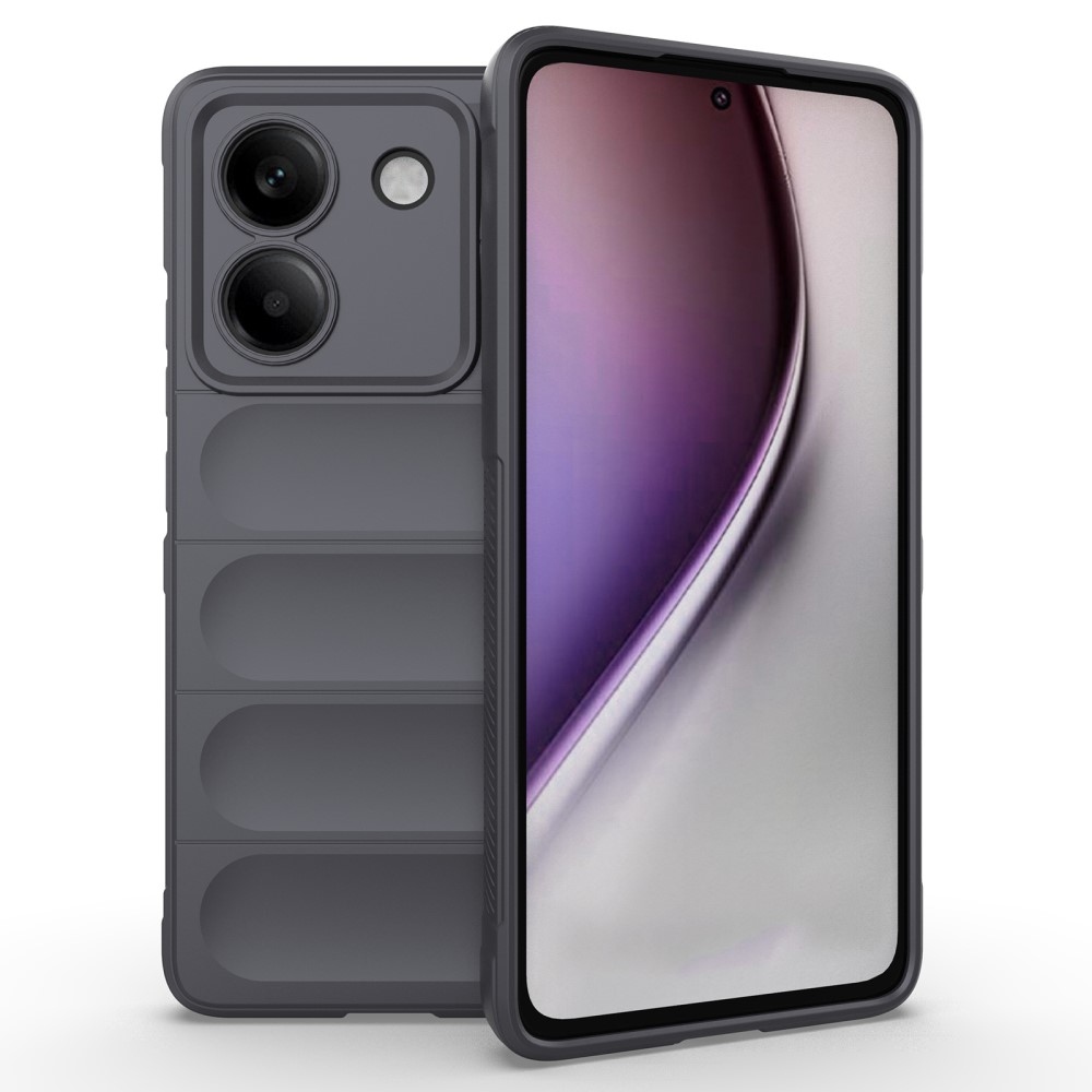 Rugg odolný gélový obal na Xiaomi Poco M7 Pro 5G - tmavosivý