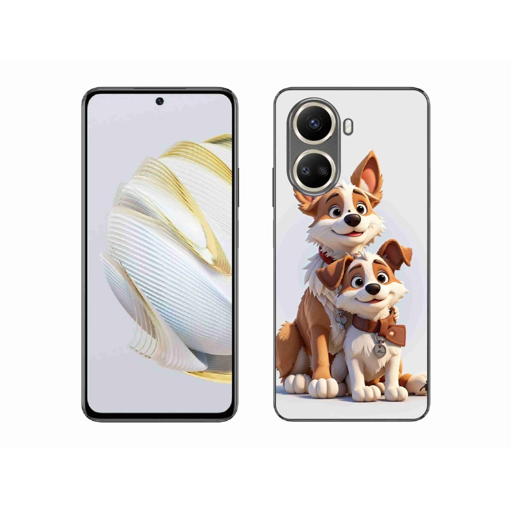 Gélový kryt mmCase na Huawei Nova 10 SE - kreslenie psy