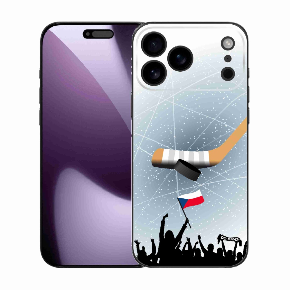 Gélový kryt mmCase na iPhone 17 Pro Max - fanúšikovia hokeja