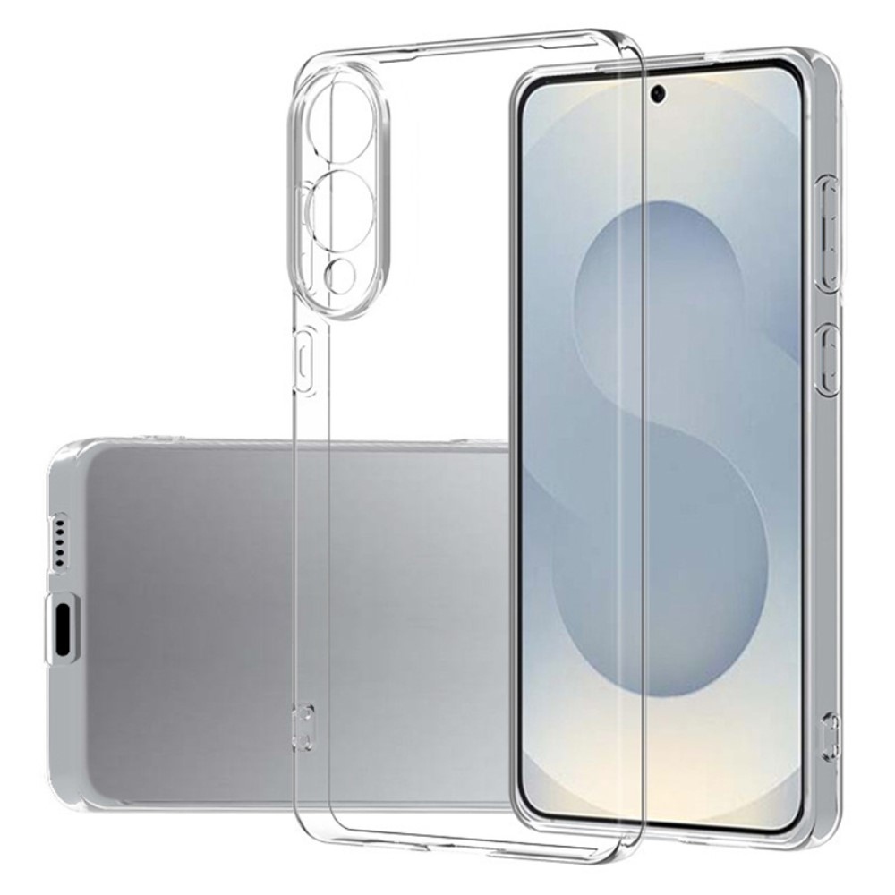 Priehľadný gélový obal na Samsung Galaxy S25 Edge - priehľadný