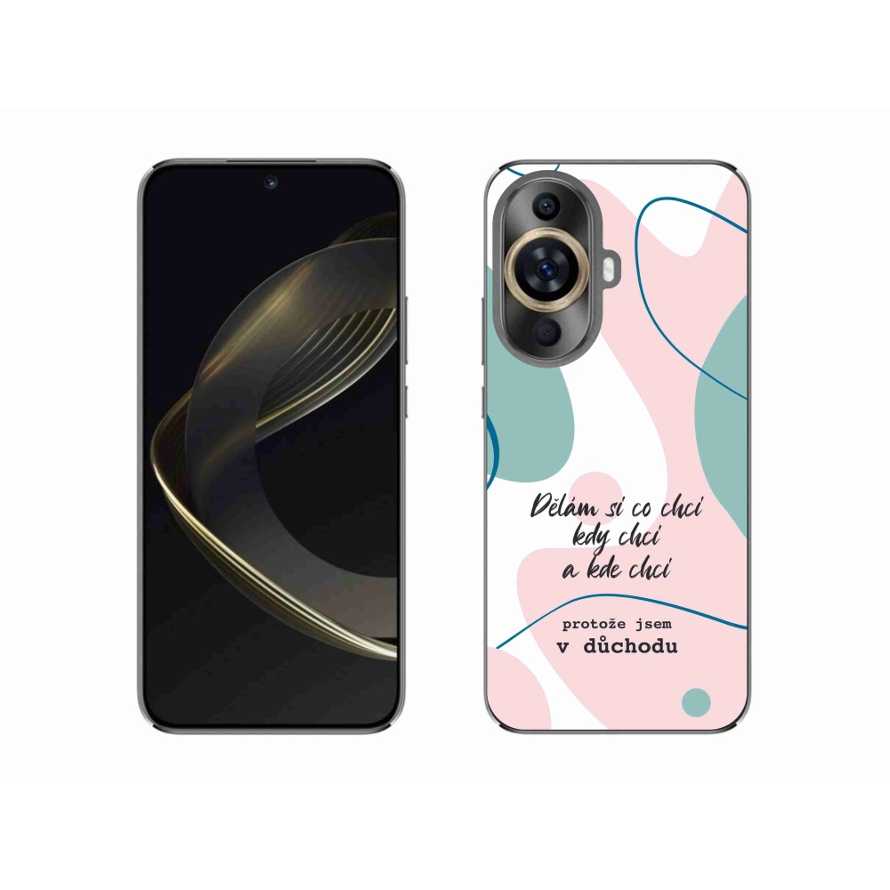 Gélový kryt mmCase na Huawei Nova 11 - vtipný text 10 biele pozadie