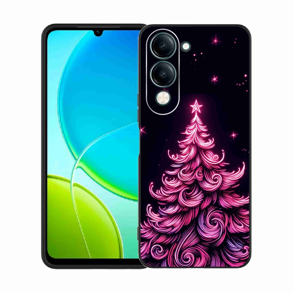 Gélový kryt mmCase na Vivo Y29s 5G - neónový vianočný stromček 2