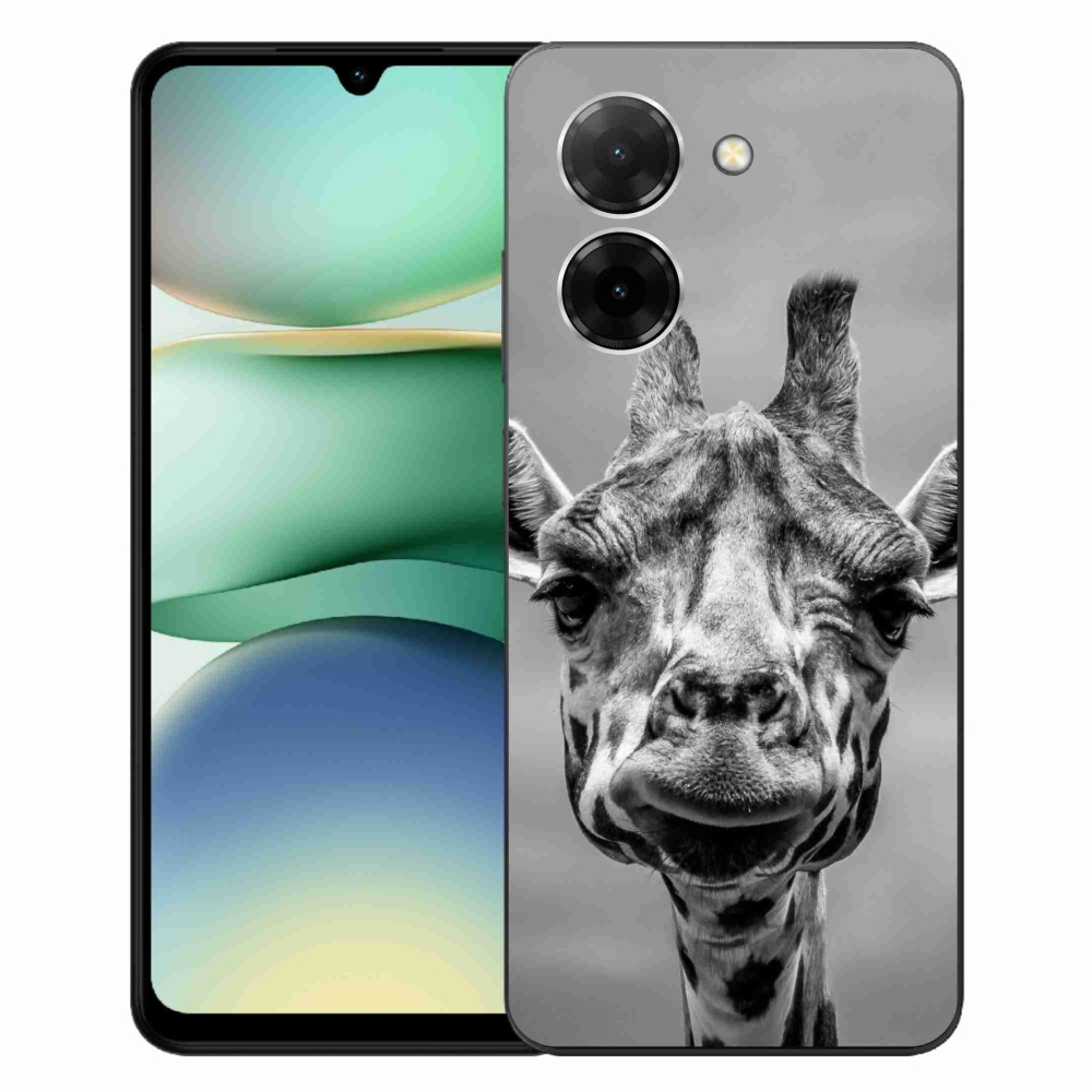 Gélový kryt mmCase na Xiaomi Redmi A5 (171.7x77.8x8.3mm) - čiernobiela žirafa