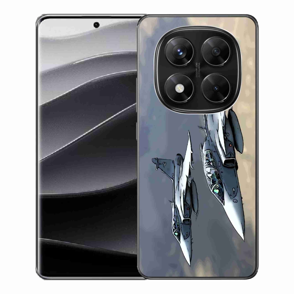 Gélový kryt mmCase na Xiaomi Redmi Note 14 Pro 5G/Poco X7 5G - stíhačky