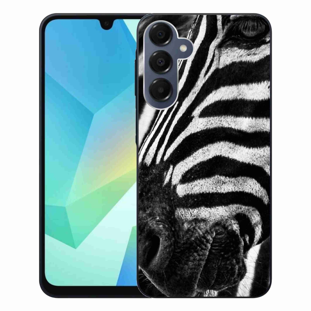 Gélový kryt mmCase na Samsung Galaxy A16 4G/5G - zebra