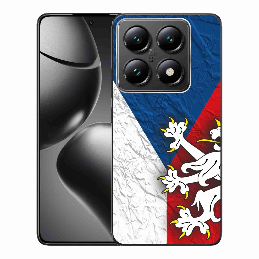 Gélový kryt mmCase na Xiaomi 14T Pro - česká vlajka 1