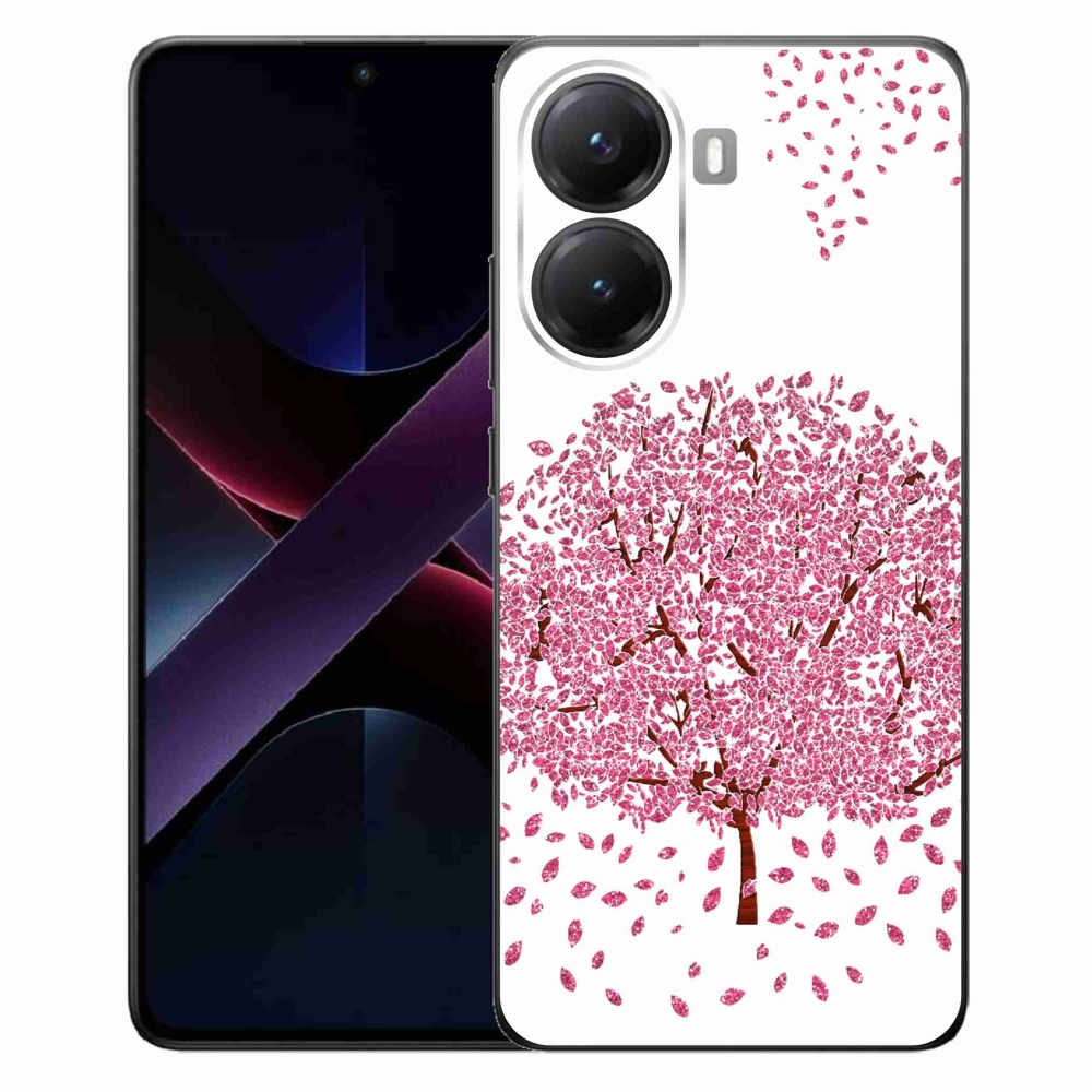 Gélový kryt mmCase na Xiaomi Poco X7 Pro 5G - kreslený strom s listami