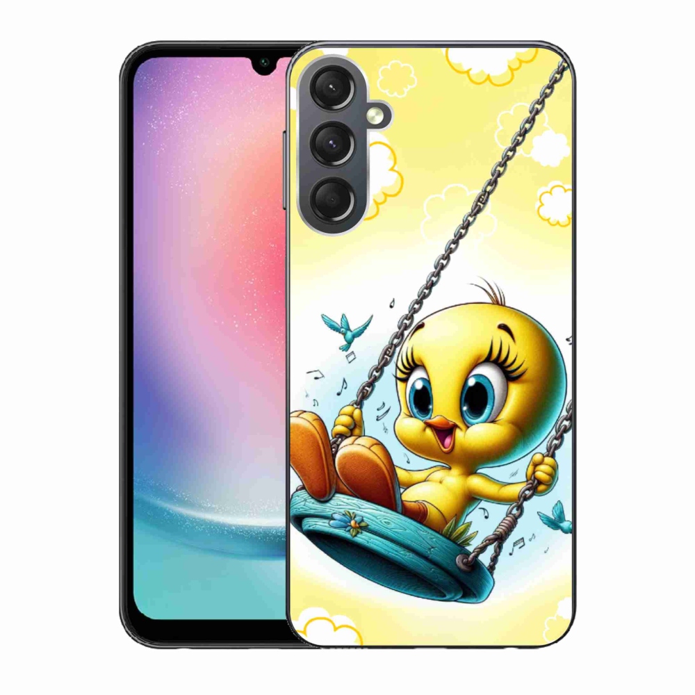 Gélový kryt mmCase na Samsung Galaxy A24 - tweety