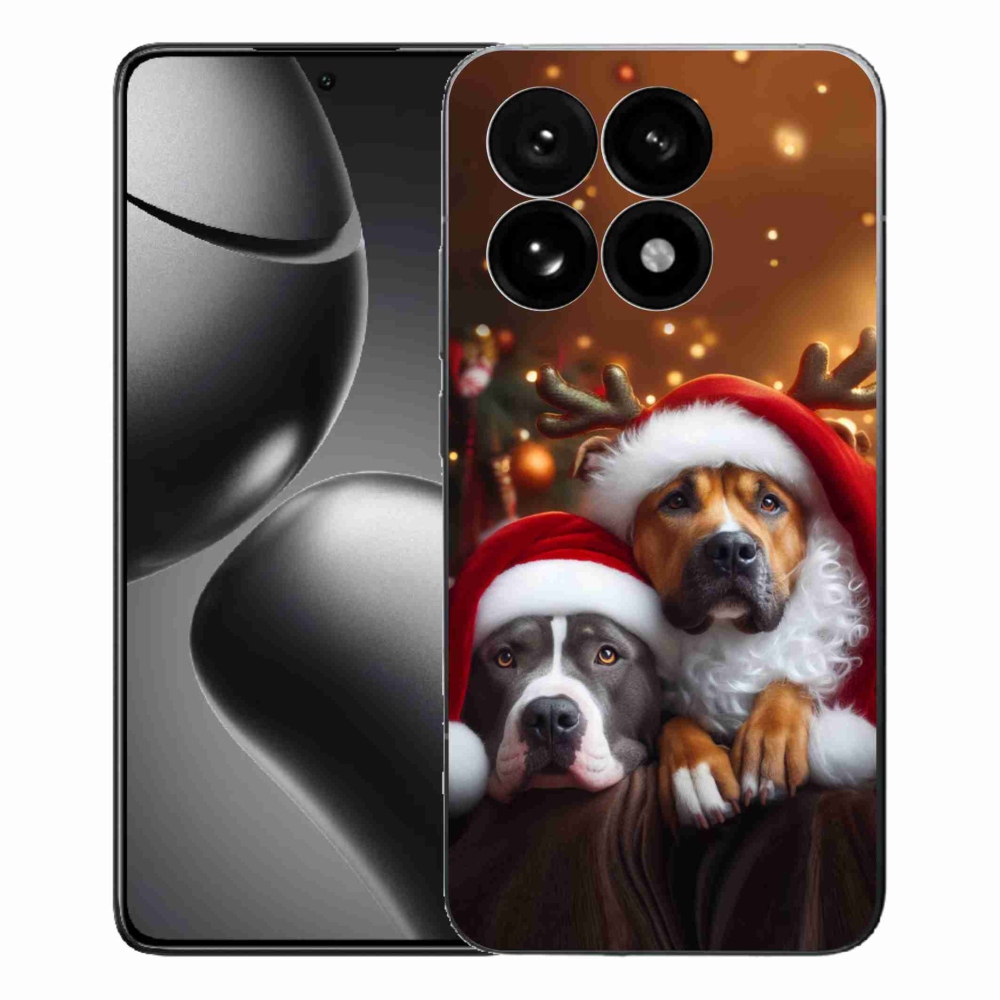 Gélový kryt mmCase na Xiaomi 15T - vianočné psy