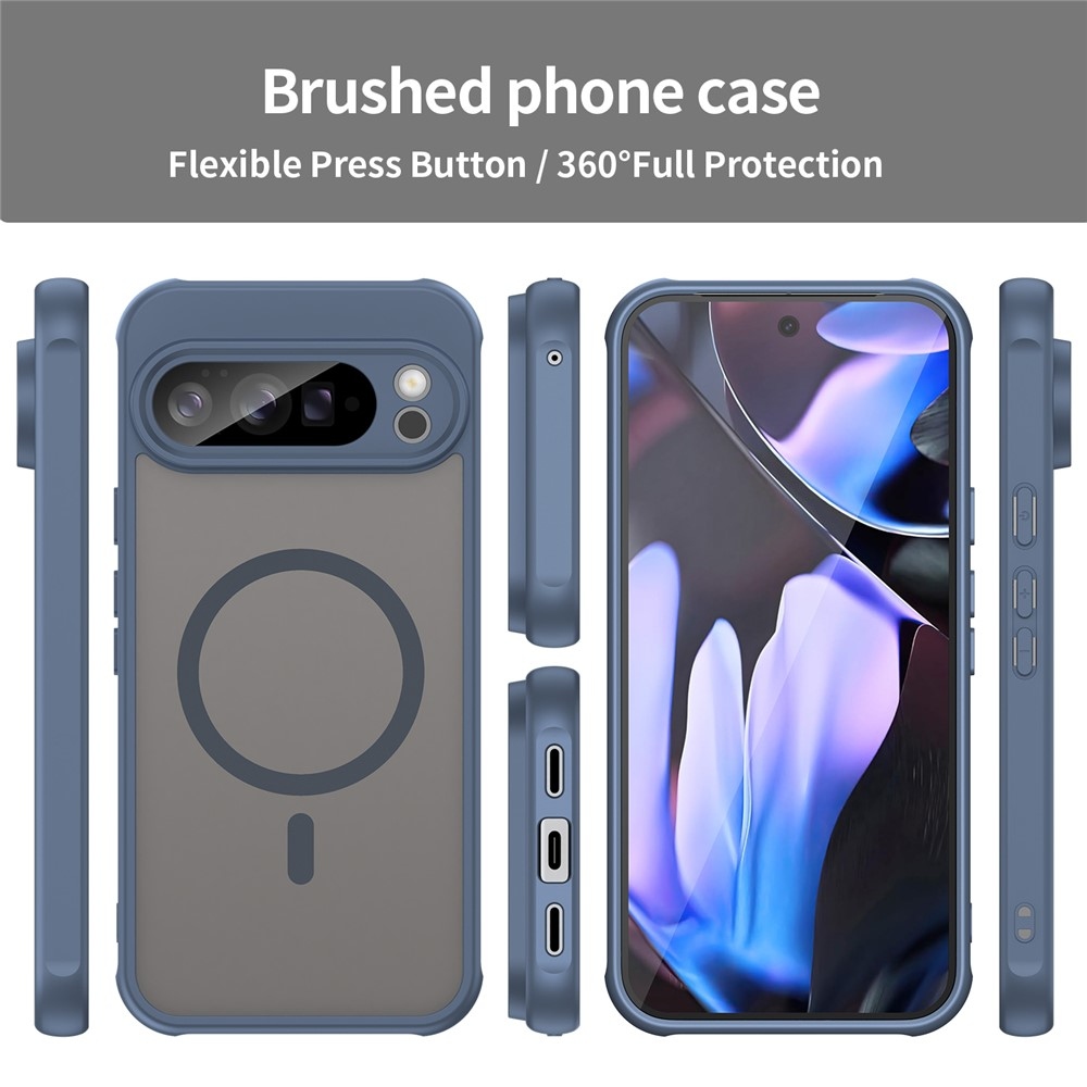 Case matný gélový obal s MagSafe na Google Pixel 10 Pro XL - modrý