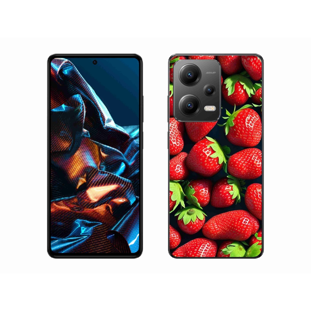 Gélový kryt mmCase na Xiaomi Redmi Note 12 Pro 5G - jahody