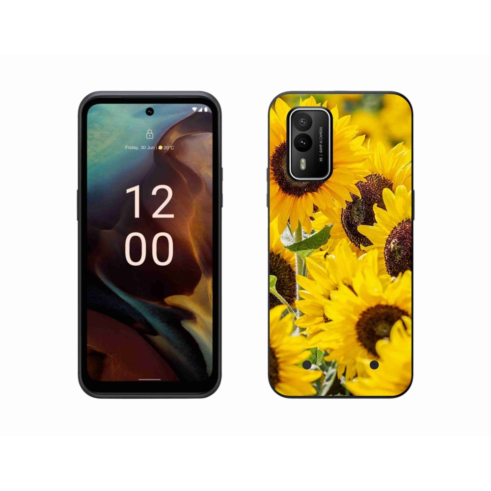 Gélový kryt mmCase na Nokia XR21 - slnečnica