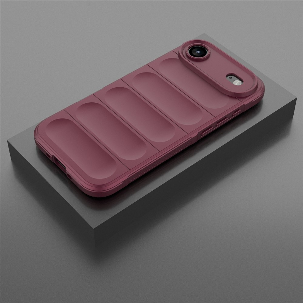 Rugg odolný gélový obal na iPhone 17 Air - vínový