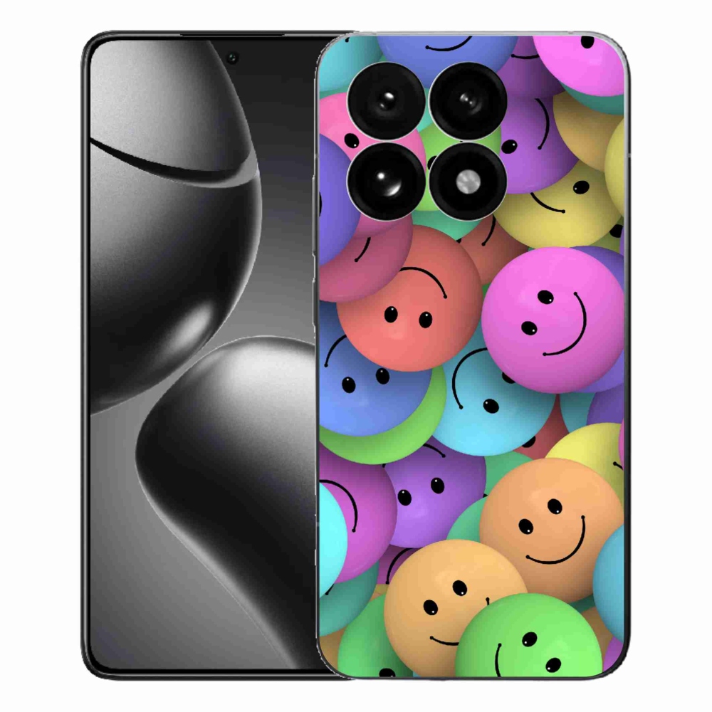 Gélový kryt mmCase na Xiaomi 15T - farební smajlíci