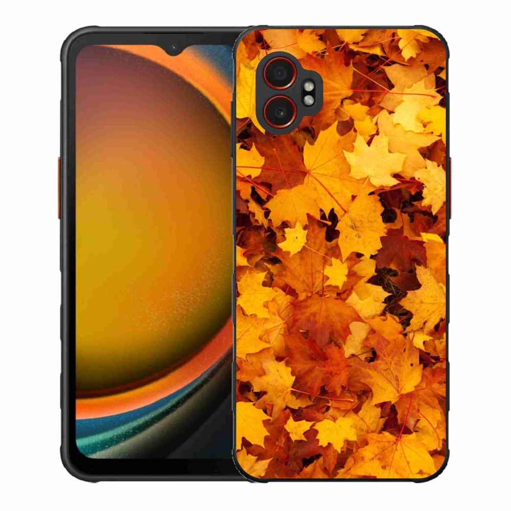 Gélový kryt mmCase na Samsung Galaxy Xcover 7 Pro - javorové listy