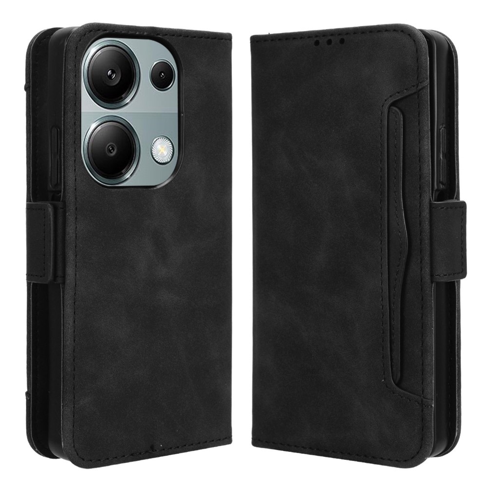 Cards knižkové púzdro na Xiaomi Redmi Note 14S/Note 13 Pro 4G/Poco M6 Pro - čierne