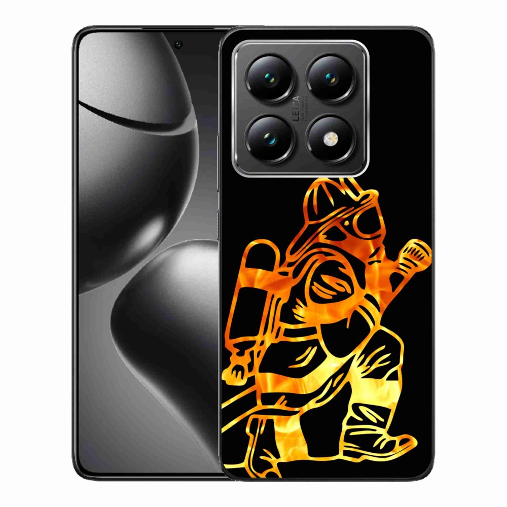 Gélový kryt mmCase na Xiaomi 14T - hasič 1