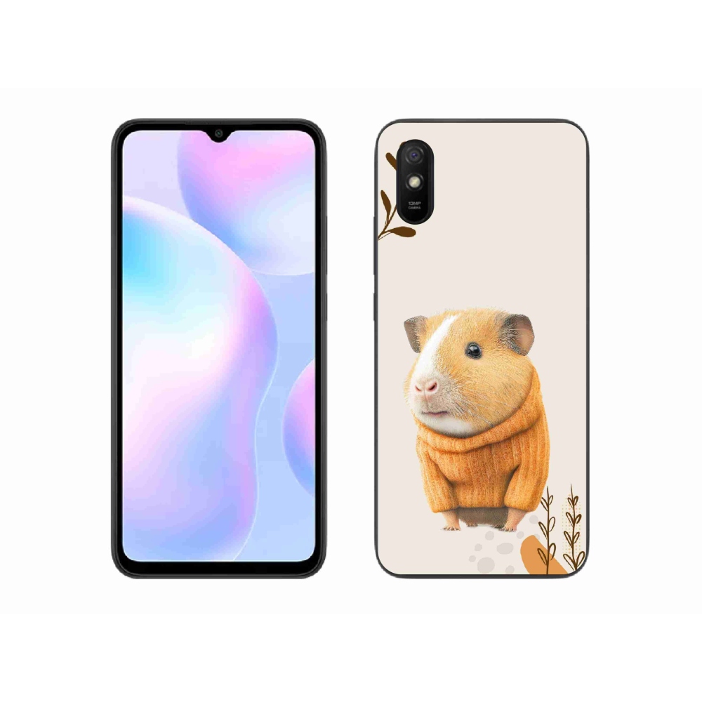 Gélový kryt mmCase na Xiaomi Redmi 9AT - morča vo svetri