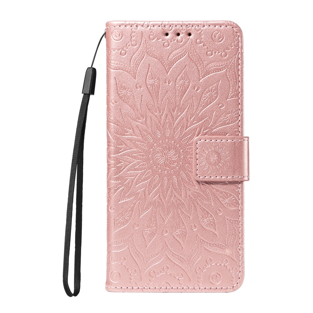 Sunflower knižkové púzdro na Xiaomi Redmi 15C 4G/5G (173mm) - ružovozlaté