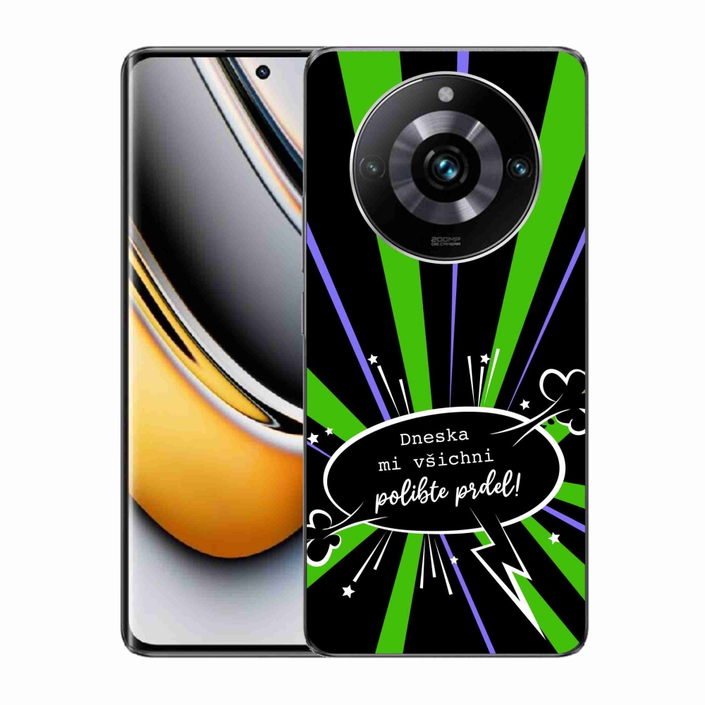 Gélový kryt mmCase na Realme 11 Pro/11 Pro+ - vtipný text 15 čierne pozadie