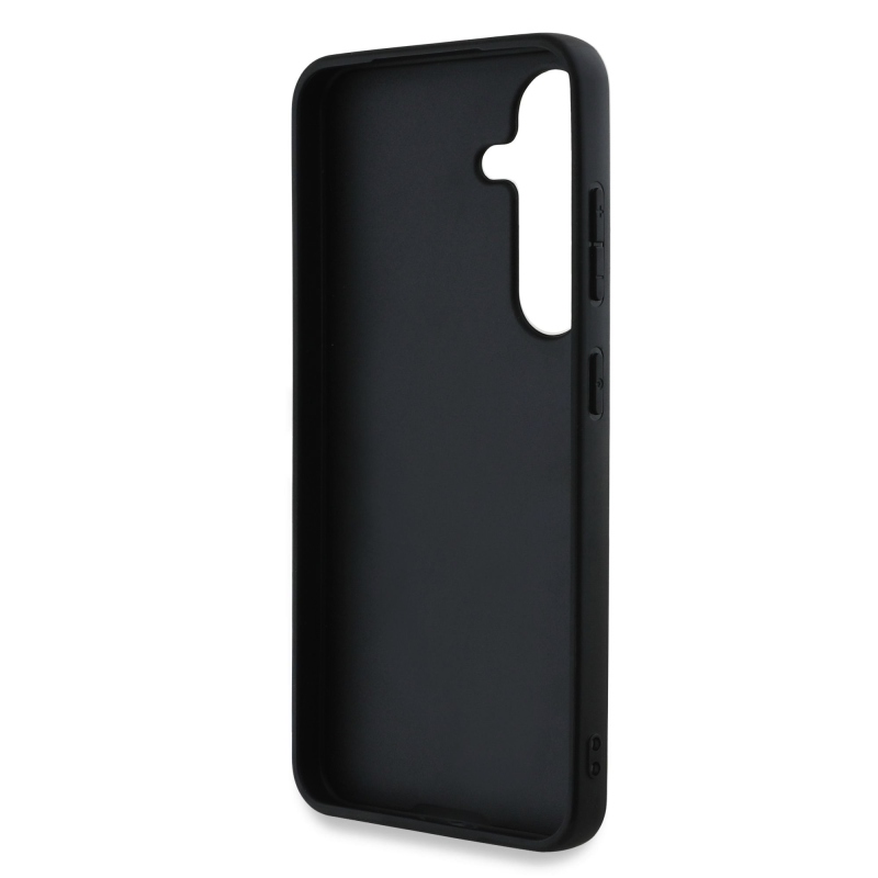 Guess PU Grained 4G Metal Logo Zadný Kryt pre Samsung Galaxy S25+ Pink