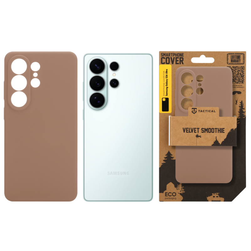 Taktický zamatový kryt Smoothie pre Samsung Galaxy S26 Ultra Fly Moose