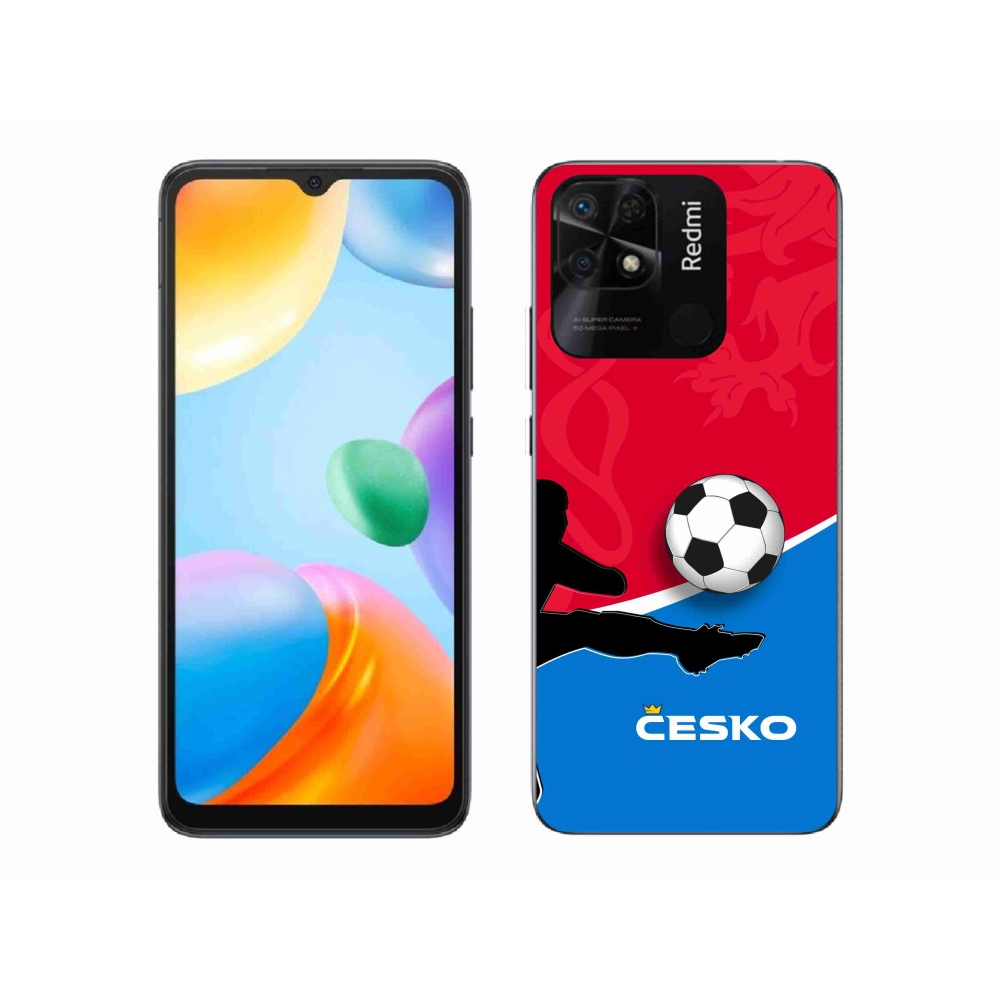 Gélový kryt mmCase na Xiaomi Redmi 10C - futbal Česko 2