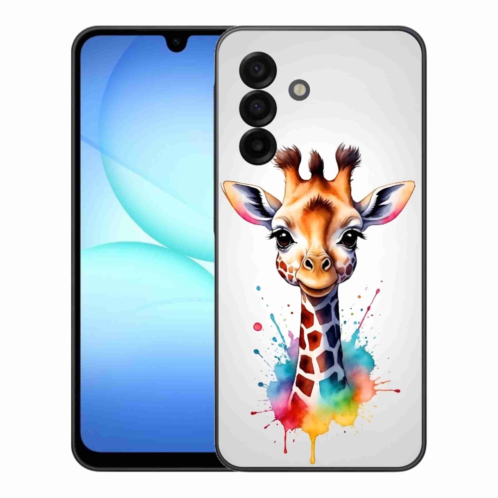 Gélový kryt mmCase na Samsung Galaxy A17 5G - žirafa 1