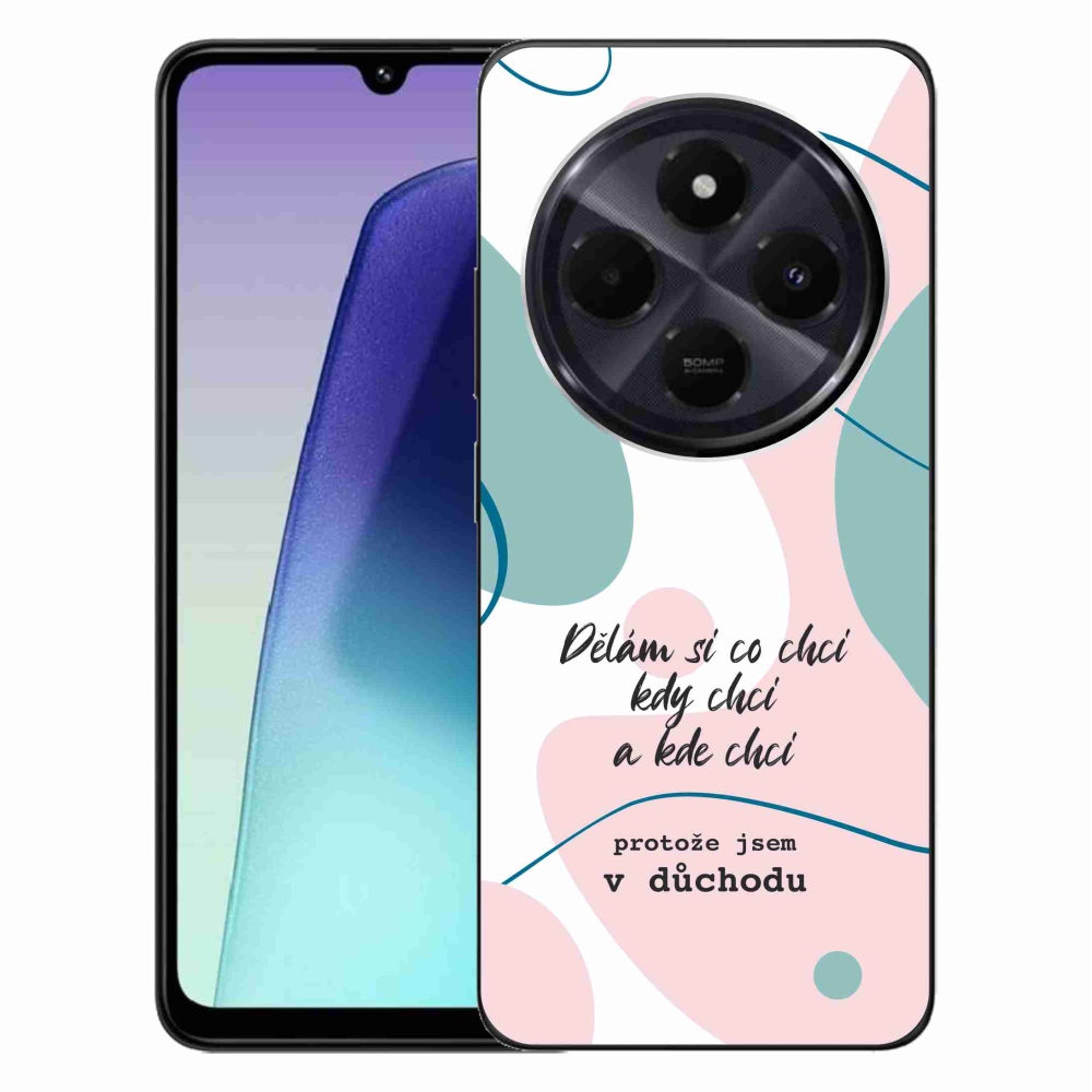 Gélový kryt mmCase na Xiaomi Redmi 14C/Poco C75 - vtipný text 10 biele pozadie