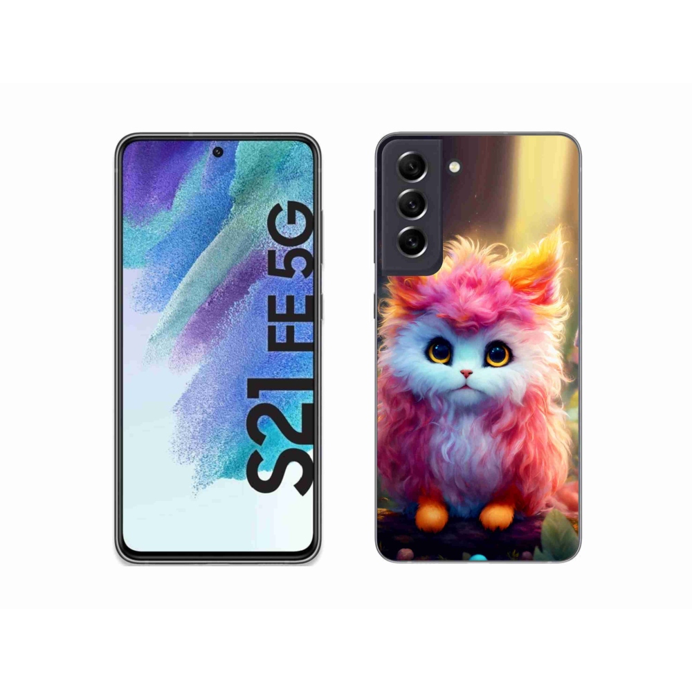Gélový kryt mmCase na Samsung Galaxy S21 FE 5G - roztomilé mačiatko 5