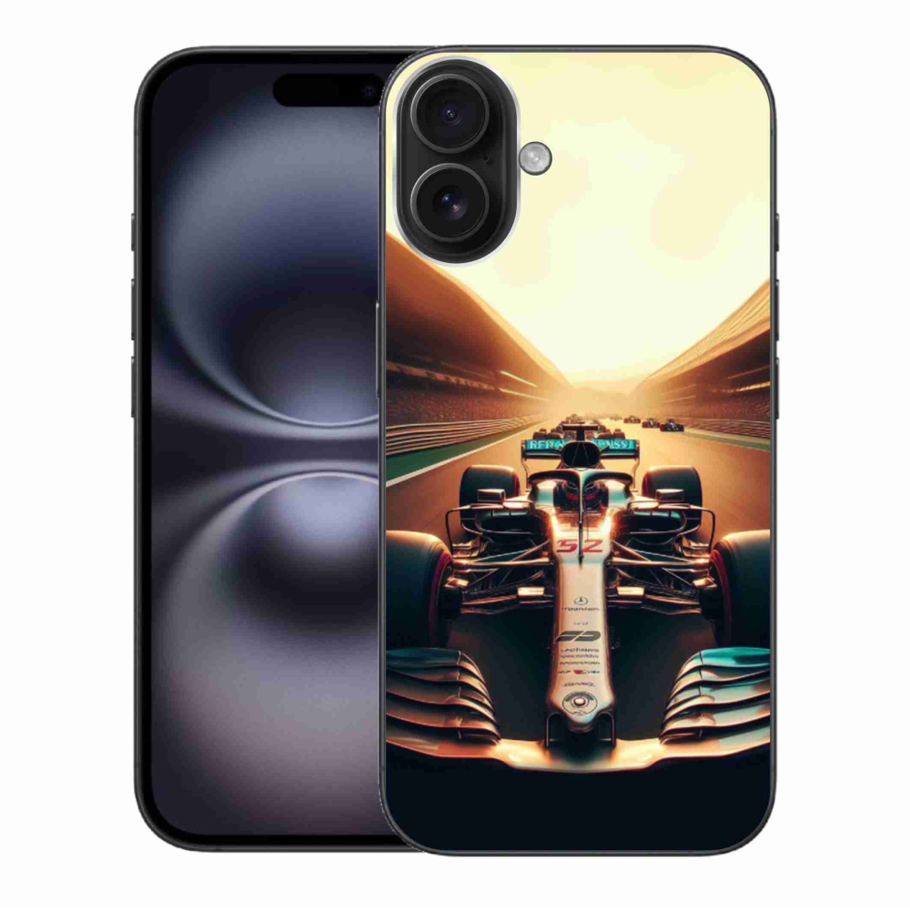 Gélový kryt mmCase na iPhone 16 Plus - formula 1