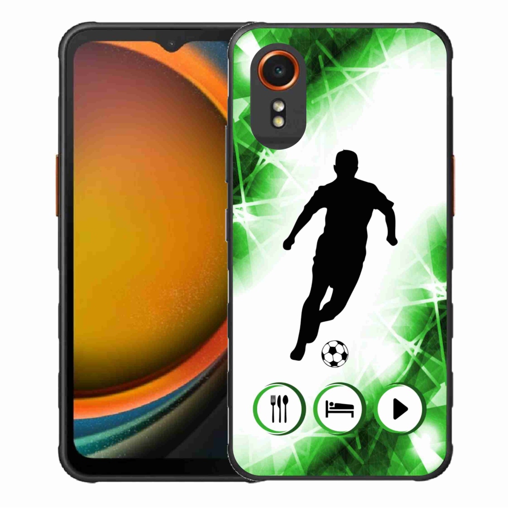 Gélový kryt mmCase na Samsung Galaxy Xcover 7 - futbalista