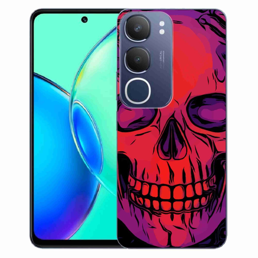 Gélový kryt mmCase na Vivo Y19s - lebka