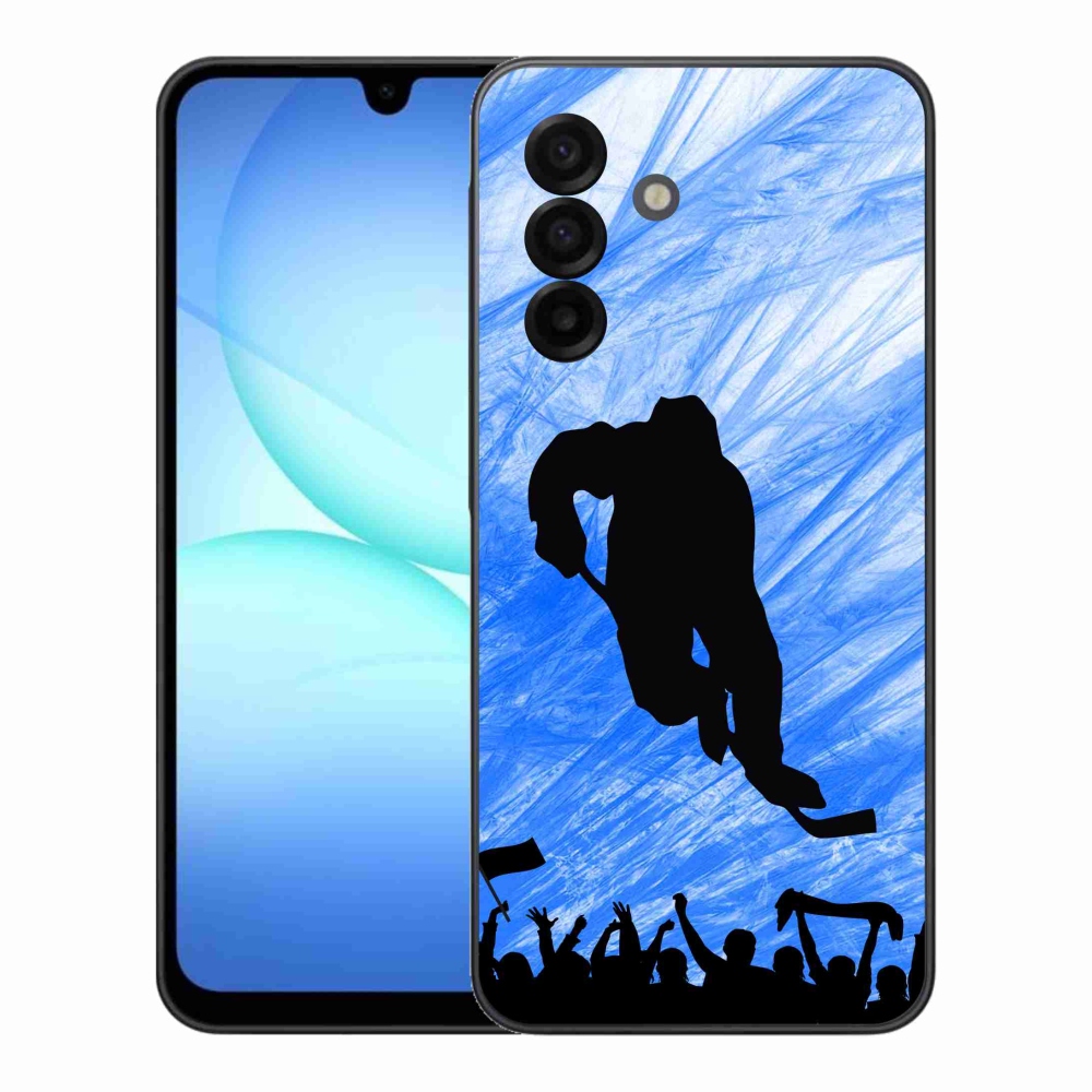 Gélový kryt mmCase na Samsung Galaxy A17 4G/5G - hokejový hráč