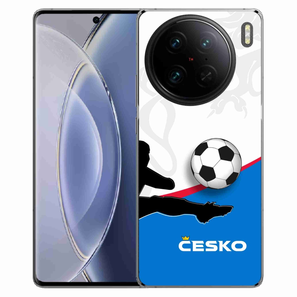Gélový kryt mmCase na Vivo X90 Pro - futbal Česko 3