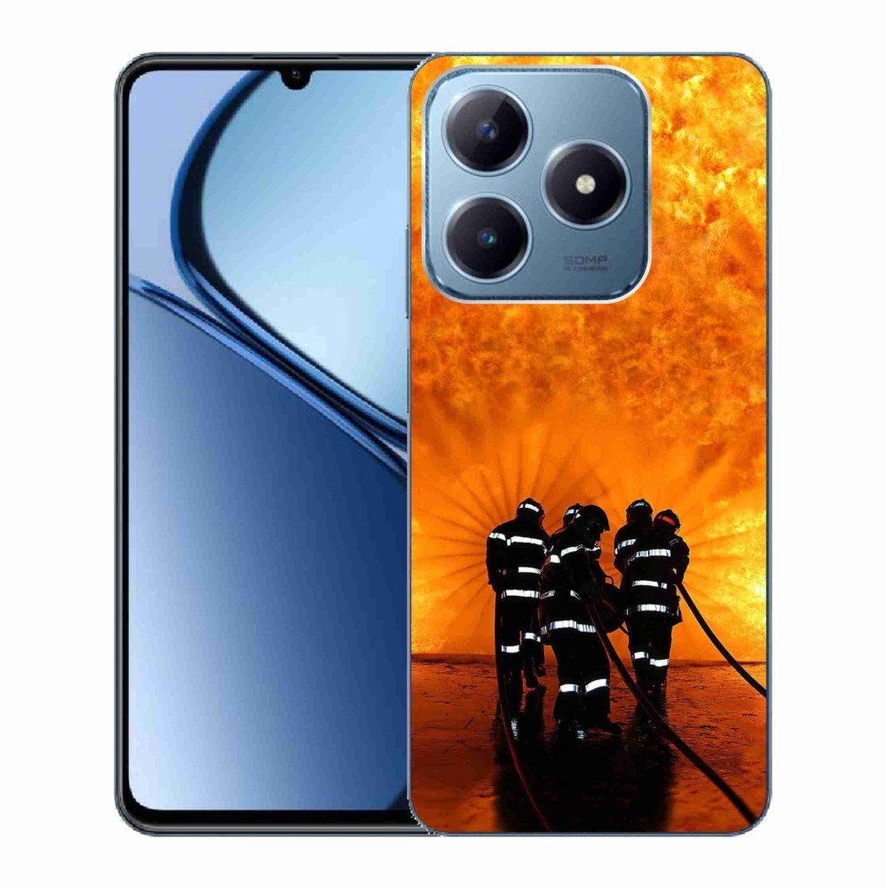 Gélový kryt mmCase na Realme C63 - požiar