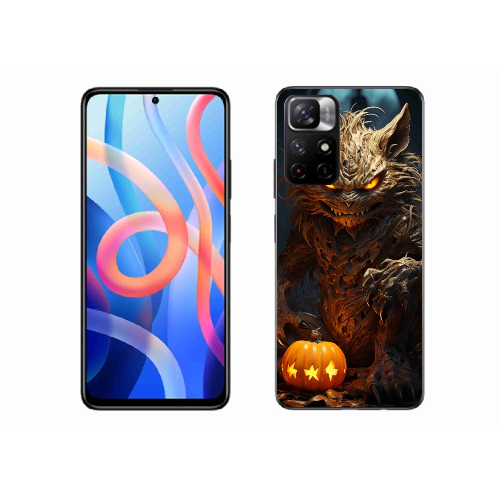 Gélový kryt mmCase na Xiaomi Redmi Note 11S 5G - halloweenska príšera