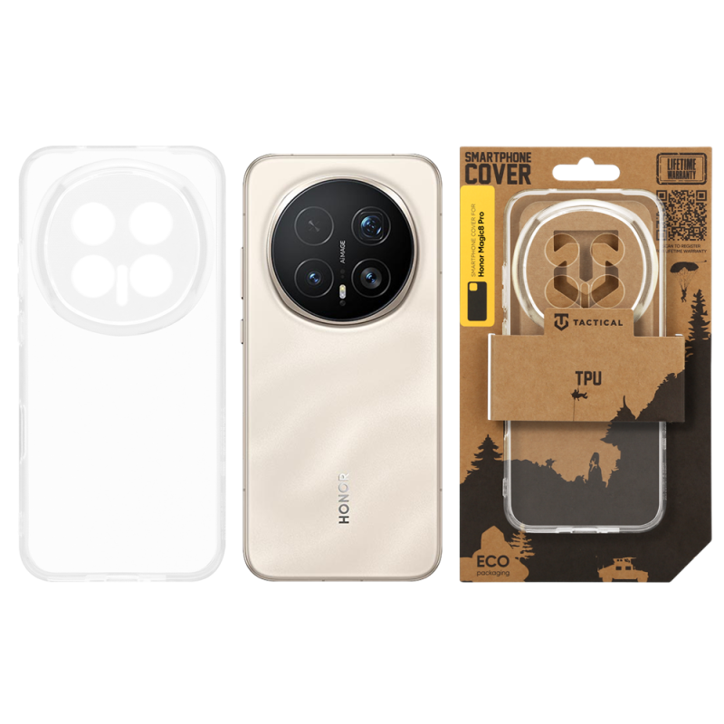 Taktický kryt TPU pre Honor Magic8 Pro Transparent