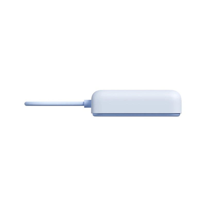 Magnetická powerbanka Xiaomi 33 W, 10 000 mAh s integrovaným káblom USB-C a stojanom, modrá